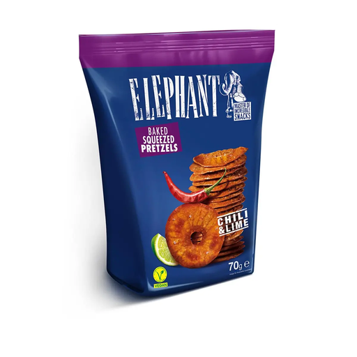 [5949040204847] ELEPHANT Pretzel prensado chili y lima 70 g