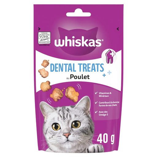 [5998749146156] WHISKAS Dental Treats Friandises soin dentaire au poulet 40 g