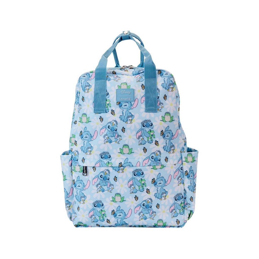 LOUNGEFLY Disney Lilo & Stitch Springtime AOP Mini Backpack