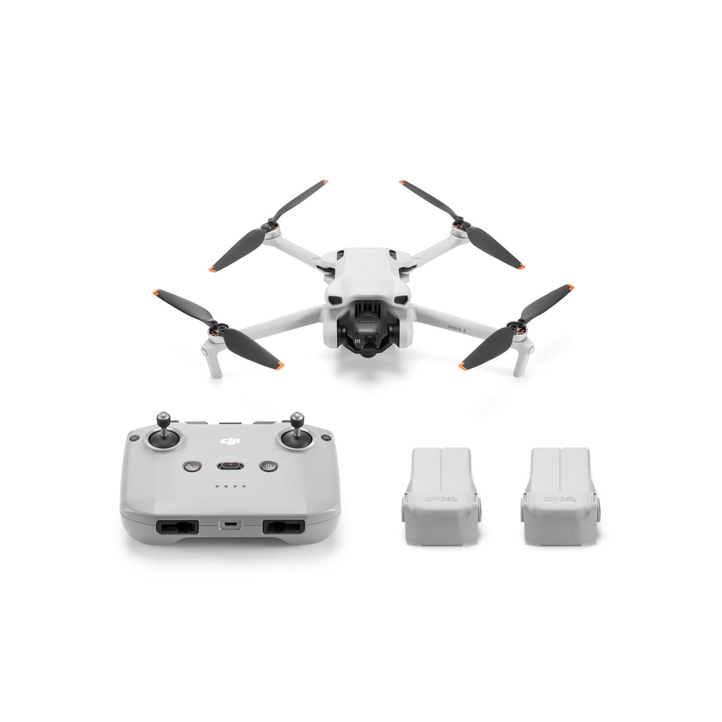 DJI Mini 3 Fly More Combo 4-Rotor Quadcopter 12MP 2160p 2453mAh Grey