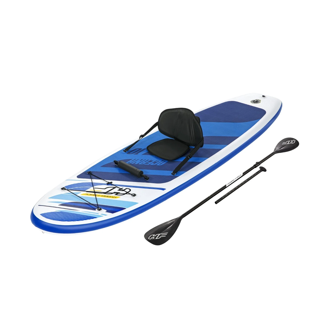 BESTWAY Paddle gonflable convertible kayak 305cm x 84 x 12cm