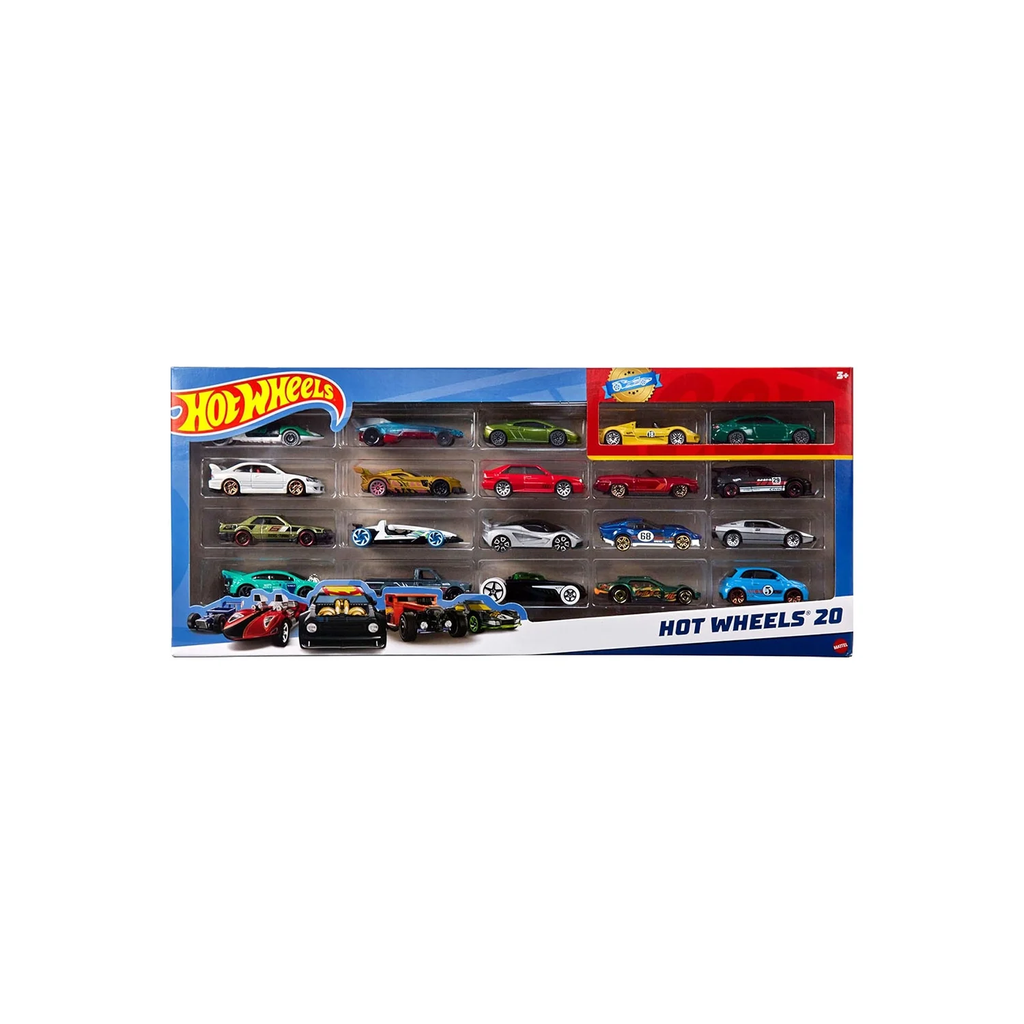 MATTEL Hot Wheels 20-Car Gift Pack 1/64 Scale