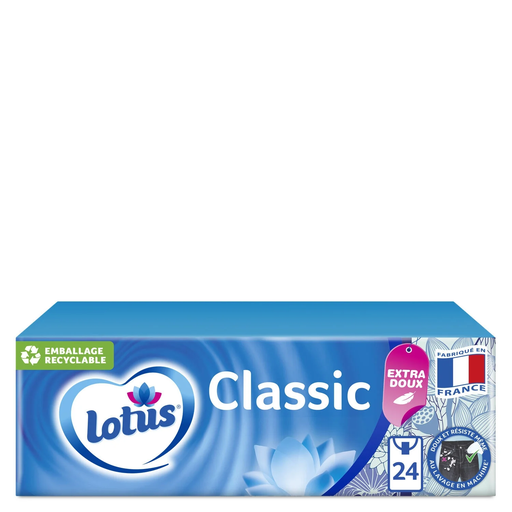 [7322542005446] LOTUS Mouchoirs Doux Et Resistant 24 étuis
