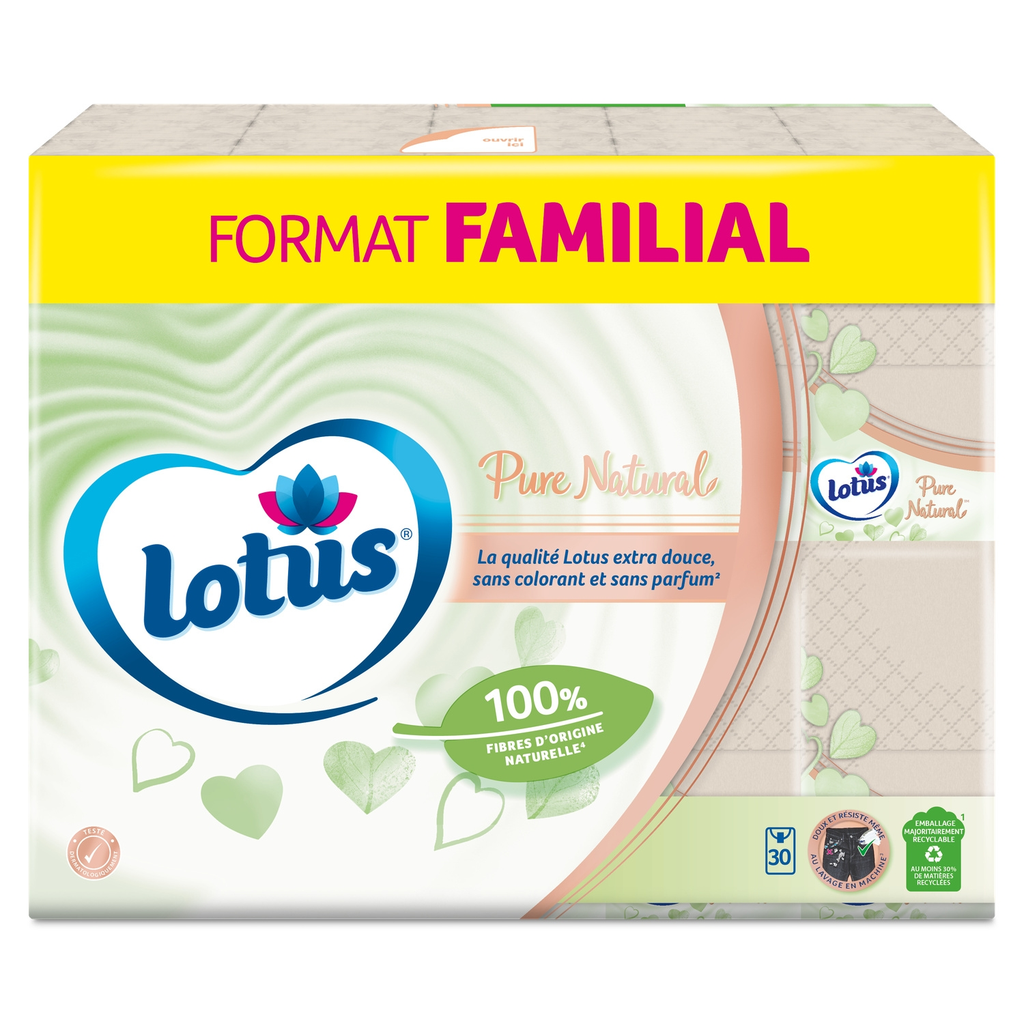 LOTUS Compact Plus Tissues Soft and Resistant 40-pack