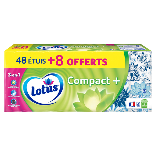 [7322542006252] LOTUS Mouchoirs Ultra Doux Et Resistant les 56 étuis