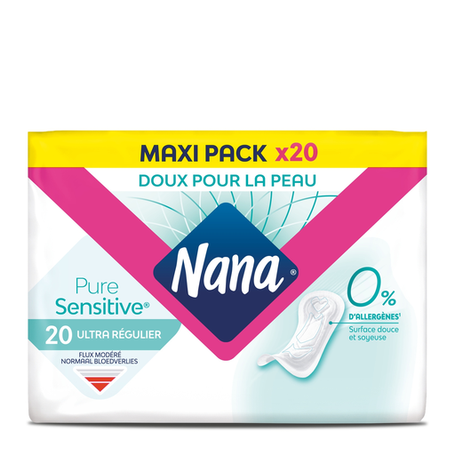 [7322542205631] NANA Ultra Regular Pure Sensitive Sanitary Towels without Wings 20 units