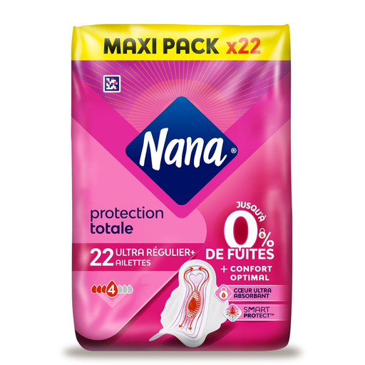 [7322542205761] NANA Sanitary Pads with Wings Ultra Regular Plus V-Protection 22 units