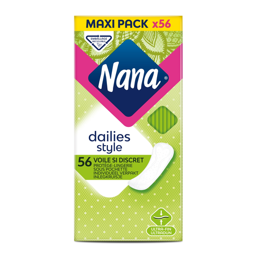 [7322542206461] NANA Dailies Style Pensos Diários em saqueta individual 56 unidades