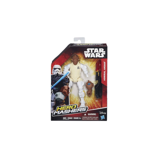 [7426838145165] HASBRO Star Wars Admiral Akbar Hero Mashers Action Figure