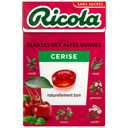 RICOLA Rebuçados de ervas dos Alpes suíços sabor cereja sem açúcar 50 g