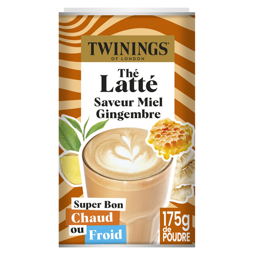 [7612100918432] TWININGS Té latte sabor miel y jengibre en polvo 175 g
