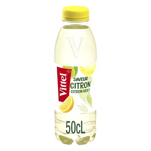 [7613036732161] VITTEL Agua Sin Gas Sabor Limón Y Lima Bio 4x50cl