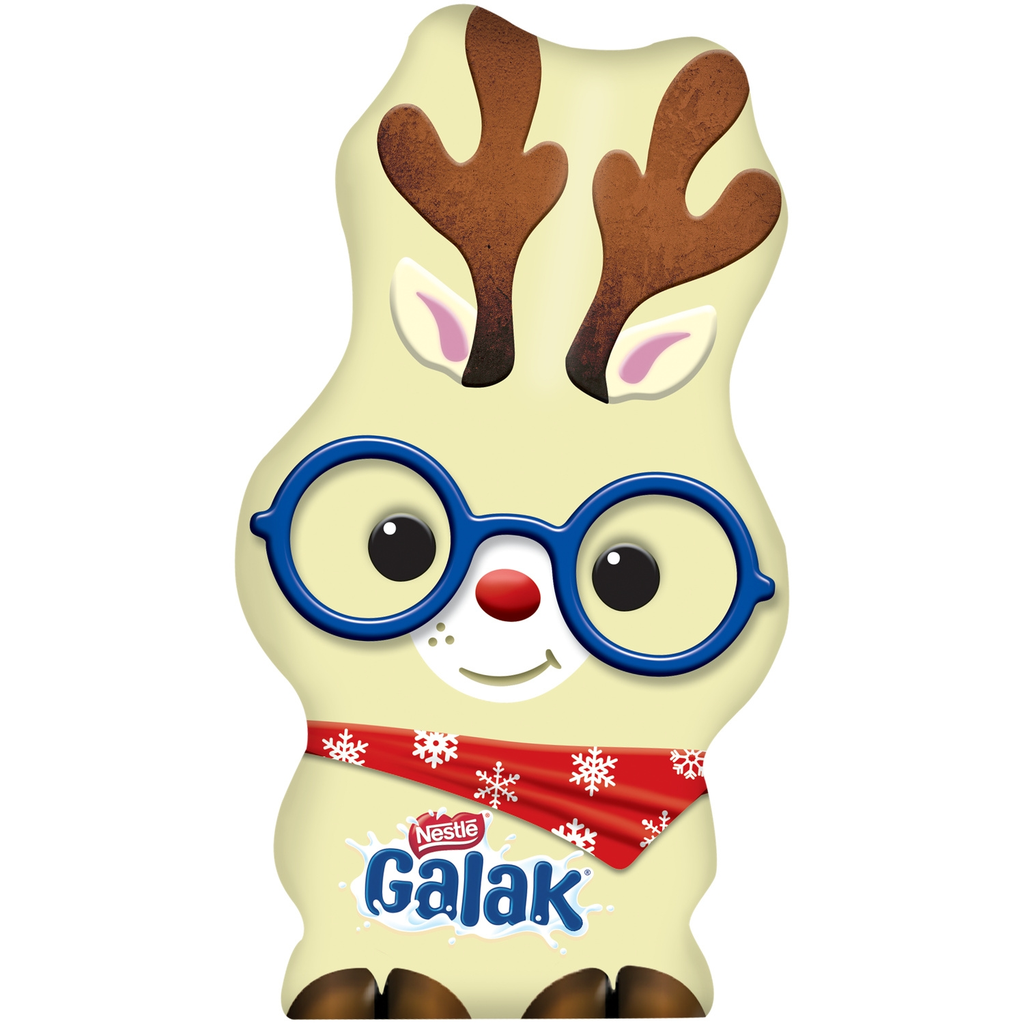 GALAK Moulage renne en chocolat blanc 88 g