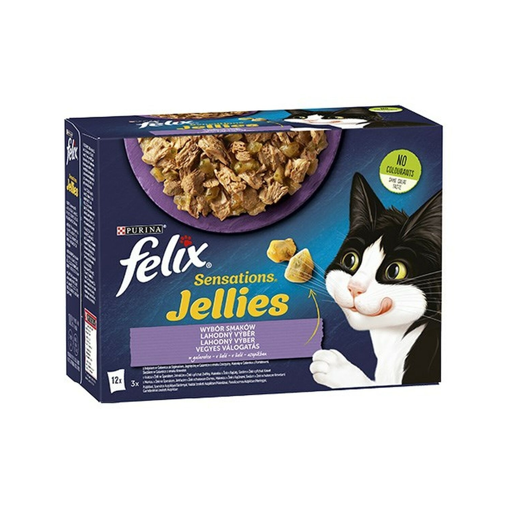 PURINA Cat Food Felix Sensations Turkey Lamb 12 x 85 g
