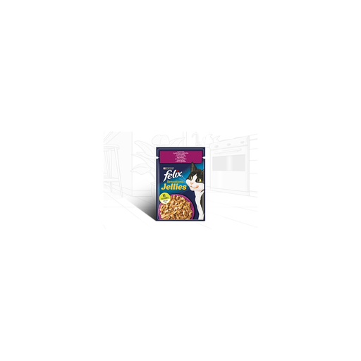 [7613039786475] PURINA Felix Sensations Jellies Duck 85 g