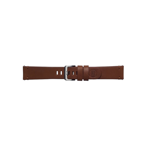 [7613119113870] SAMSUNG Bracelet Pour Montre En Cuir 22mm Modèle Braloba Essex Marron