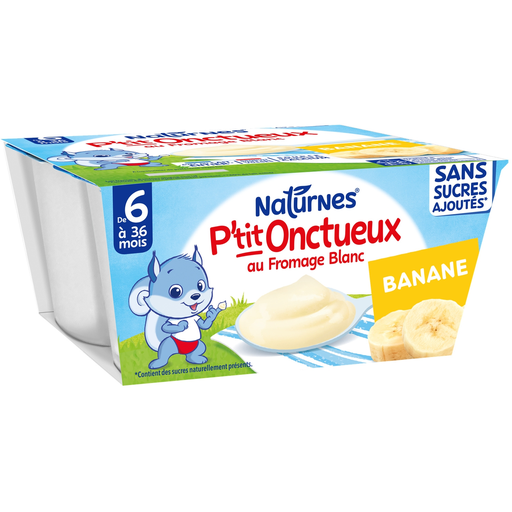 [7613287930460] NESTLE NATURNES Sobremesa láctea queijo fresco banana 4x90g