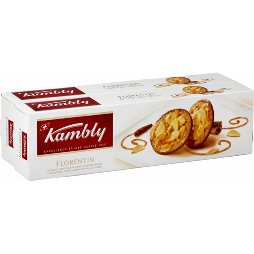 [7614800703929] KAMBLY Biscuits amandes caramel chocolat lait 2 boites de 100 g
