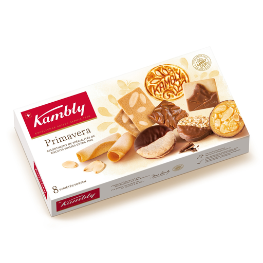 [7614800891008] KAMBLY Primavera Assortiment de spécialités de biscuits suisses extra fins 175 g