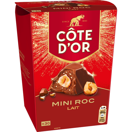 [7622201150044] COTE D'OR Mini Roc milk chocolate with hazelnuts 279 g