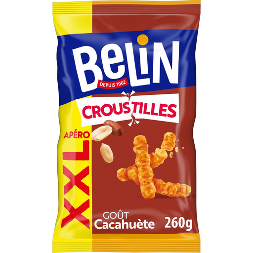 [7622202019524] BELIN Biscuits salés croustilles aux cacahuètes 260 g