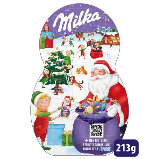 [7622202027307] MILKA Advent Calendar assorted milk and white chocolates 213 g