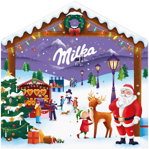 [7622202032776] MILKA Advent Calendar Children Milk Chocolate Noël Magic