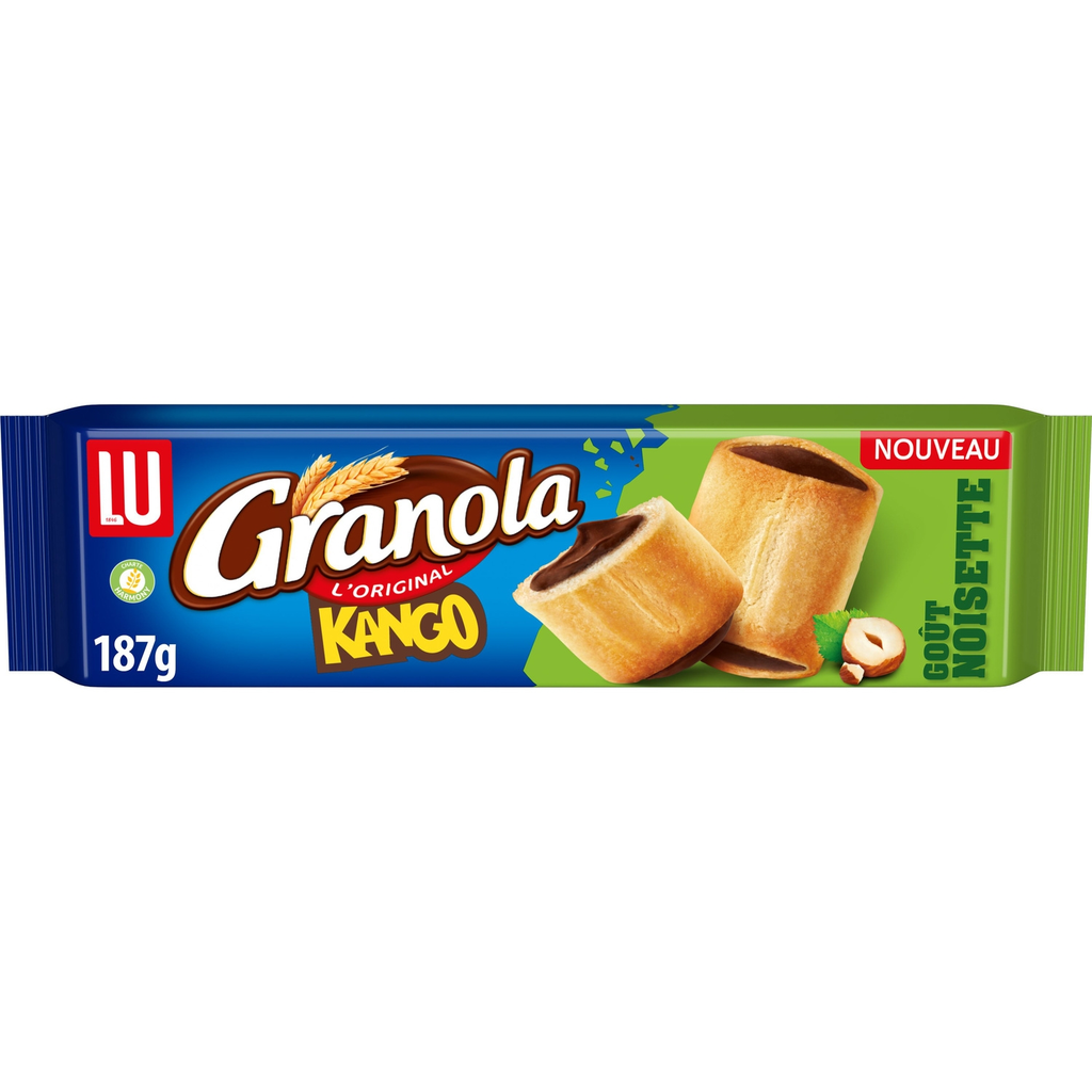 GRANOLA Biscuits Kango fourrés chocolat noisette 187 g