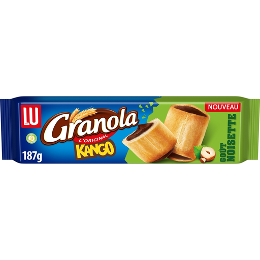 [7622202368912] GRANOLA Kango biscuits filled with chocolate and hazelnut 187 g