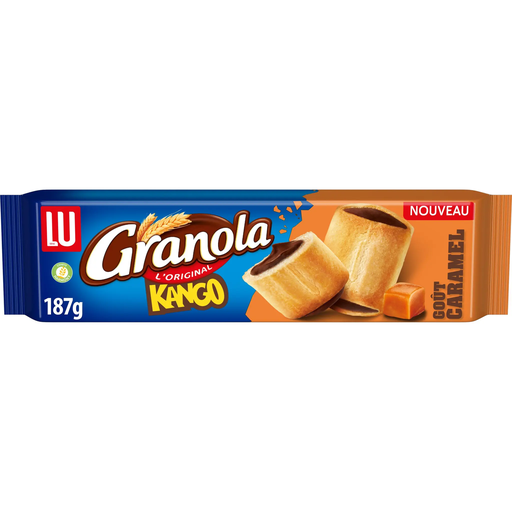[7622202370595] GRANOLA Kango chocolate caramel filled biscuits 187 g
