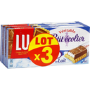 LU Biscuits Tendre Coeur au Lait Petit Ecolier 3 paquets de 120 g