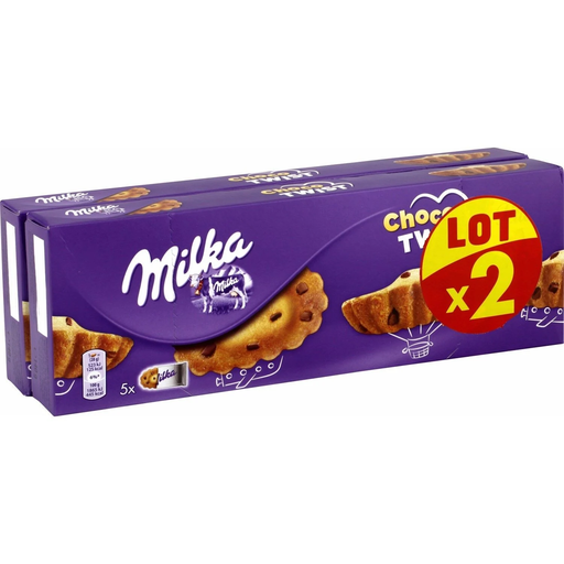 [7622210389619] MILKA Bolos recheados com pepitas de chocolate 2x140g