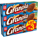 LU Granola Bolachas de manteiga com chocolate de leite 3 x 200 g