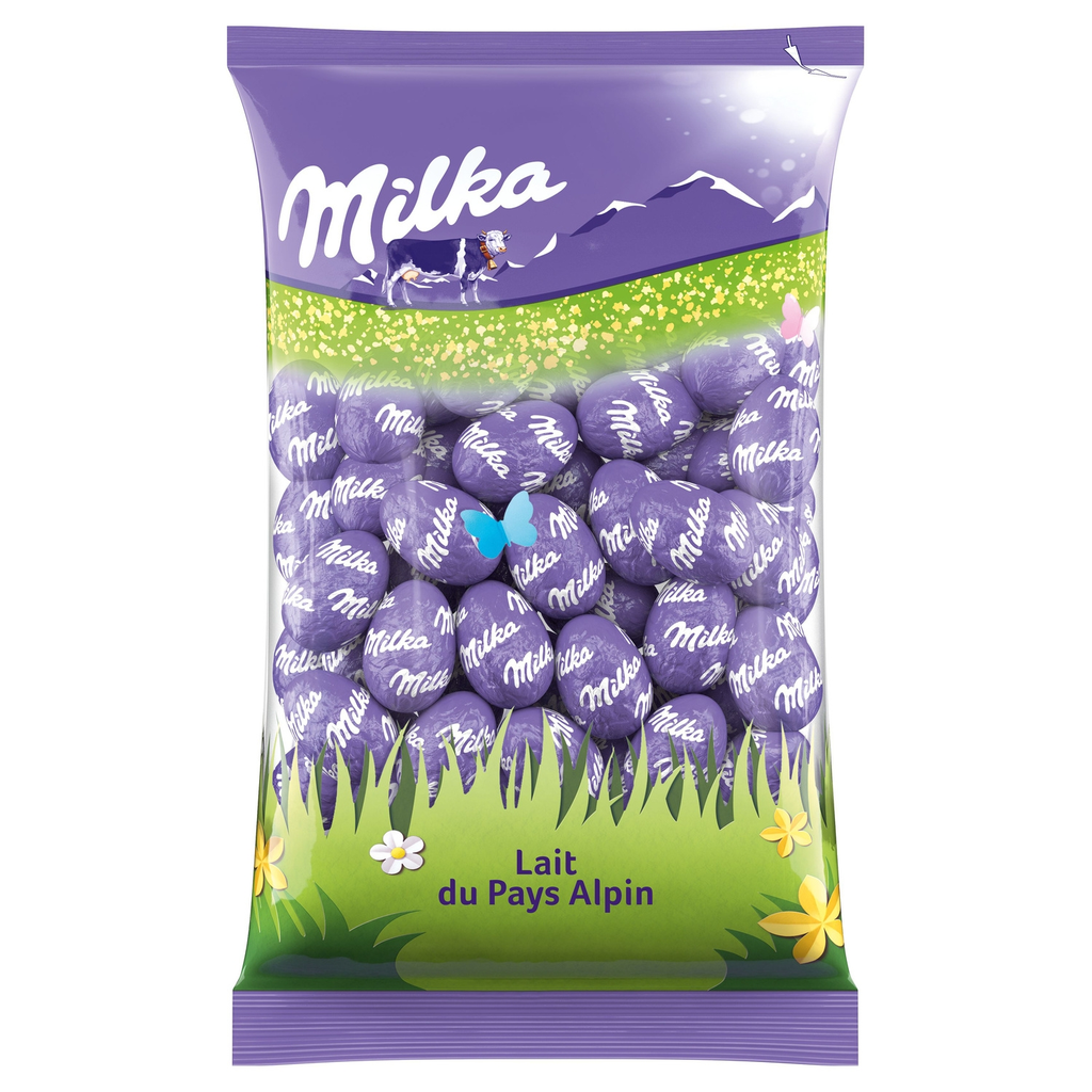 MILKA Alpine Milk Chocolate Mini Eggs 500 g