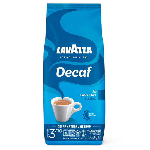 [8000070027442] LAVAZZA Decaffeinated Coffee Beans Intensity 3 500 g