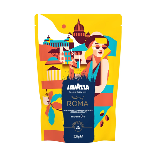 [8000070073890] LAVAZZA Ground Coffee Tales of Roma 200 g