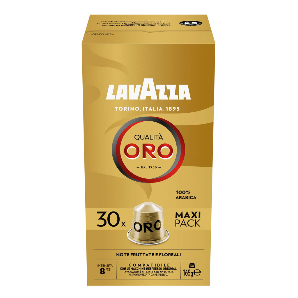 LAVAZZA Qualità Oro Coffee Capsules 100% Arabica Intensity 8/13 30 capsules 55 g