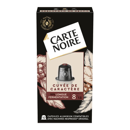 [8000070075771] CARTE NOIRE Coffee Capsules Cuvée de Caractère Intensity 8, 10 capsules 57 g