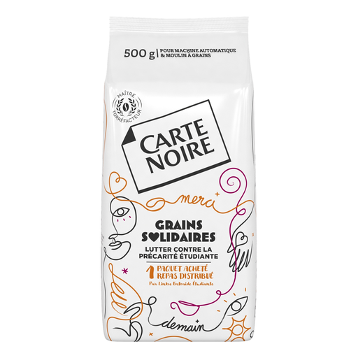 [8000070080096] CARTE NOIRE Solidaire Coffee Beans 100% Arabica 500 g