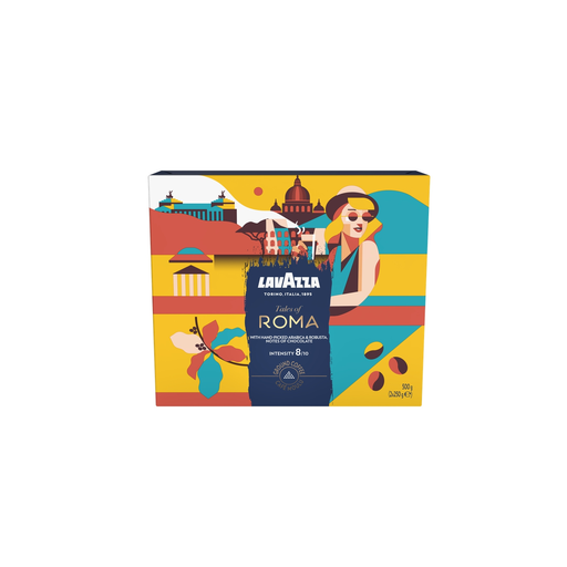[8000070083998] LAVAZZA Ground Coffee Tales of Roma with chocolate notes 2 x 250 g