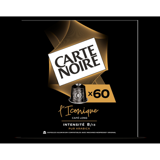 [8000070085329] CARTE NOIRE Coffee Capsules L'Iconique Intensity 8/13 - box of 60 capsules
