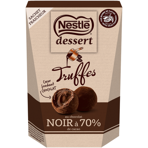[8000300388664] NESTLE Dark Chocolate Truffles 70% cocoa 250 g