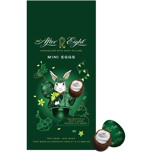 [8000300404463] AFTER EIGHT Dark chocolate mini eggs with mint filling 153 g
