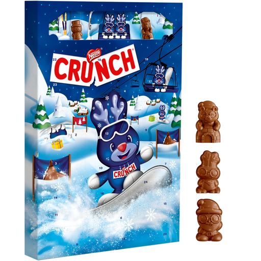 [8000300424287] CRUNCH Advent Calendar Milk Chocolate And Crispy Cereals 182 g