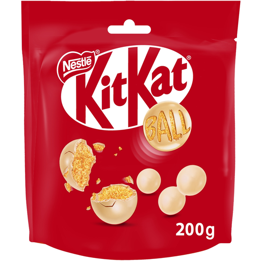 [8000300435313] KITKAT Billes croustillantes chocolat blanc 200 g
