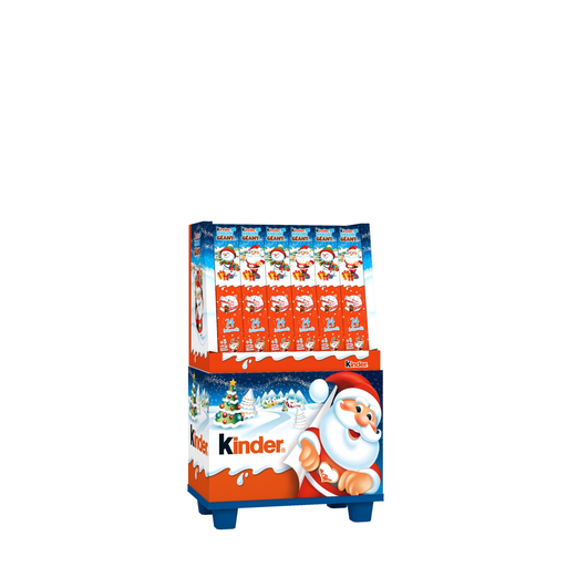 [8000500258019] KINDER Barres de chocolat au lait fourrées 24 bâtonnets 300 g