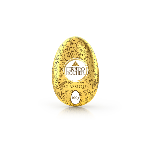 [8000500361252] FERRERO Rocher The golden experience Œuf en chocolat au lait 100 g