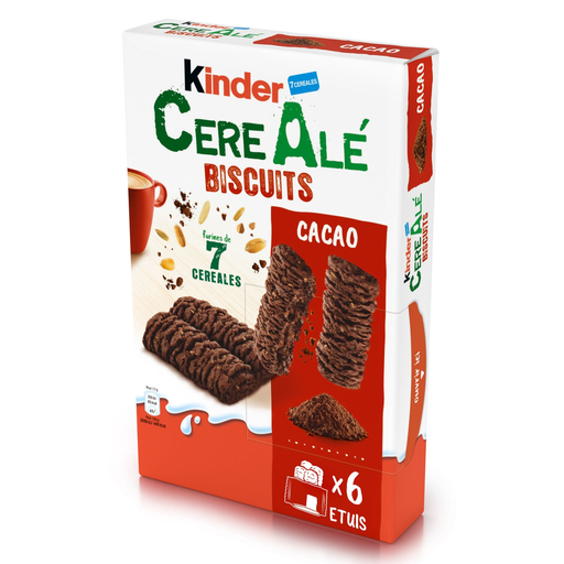 [8000500376409] KINDER Bolachas de pequeno-almoço com cereais e cacau 204 g