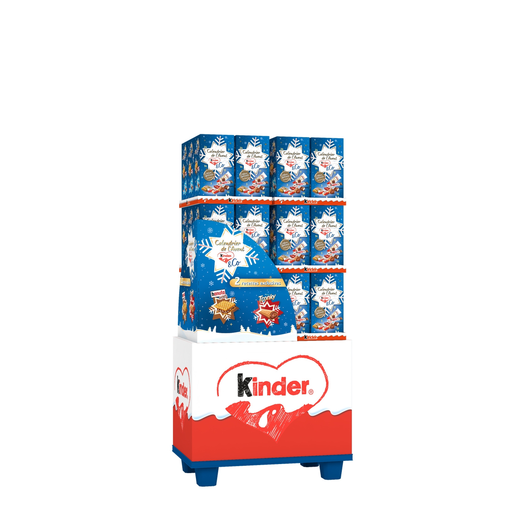 KINDER Calendrier de l'Avent Chocolat et Biscuit 295 g