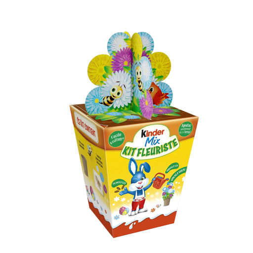 [8000500400098] KINDER Kit Fleuriste Bombones de chocolate con leche con relleno 133 g